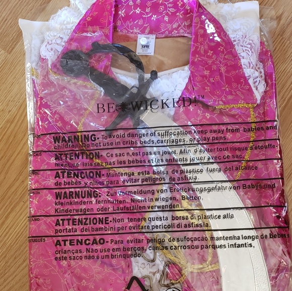 Be Wicked Pink Pirate Costume Size S/M - Picture 3 of 4